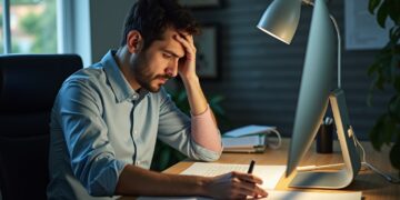 Arbeitsalltag nach einem Verkehrsunfall