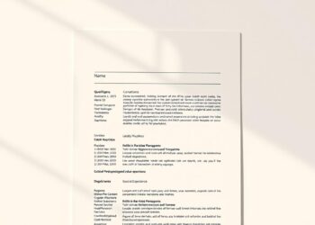 ausformulierter lebenslauf