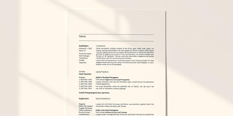 ausformulierter lebenslauf